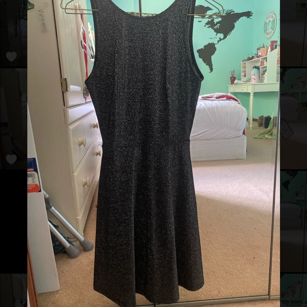 Sparkly black dress